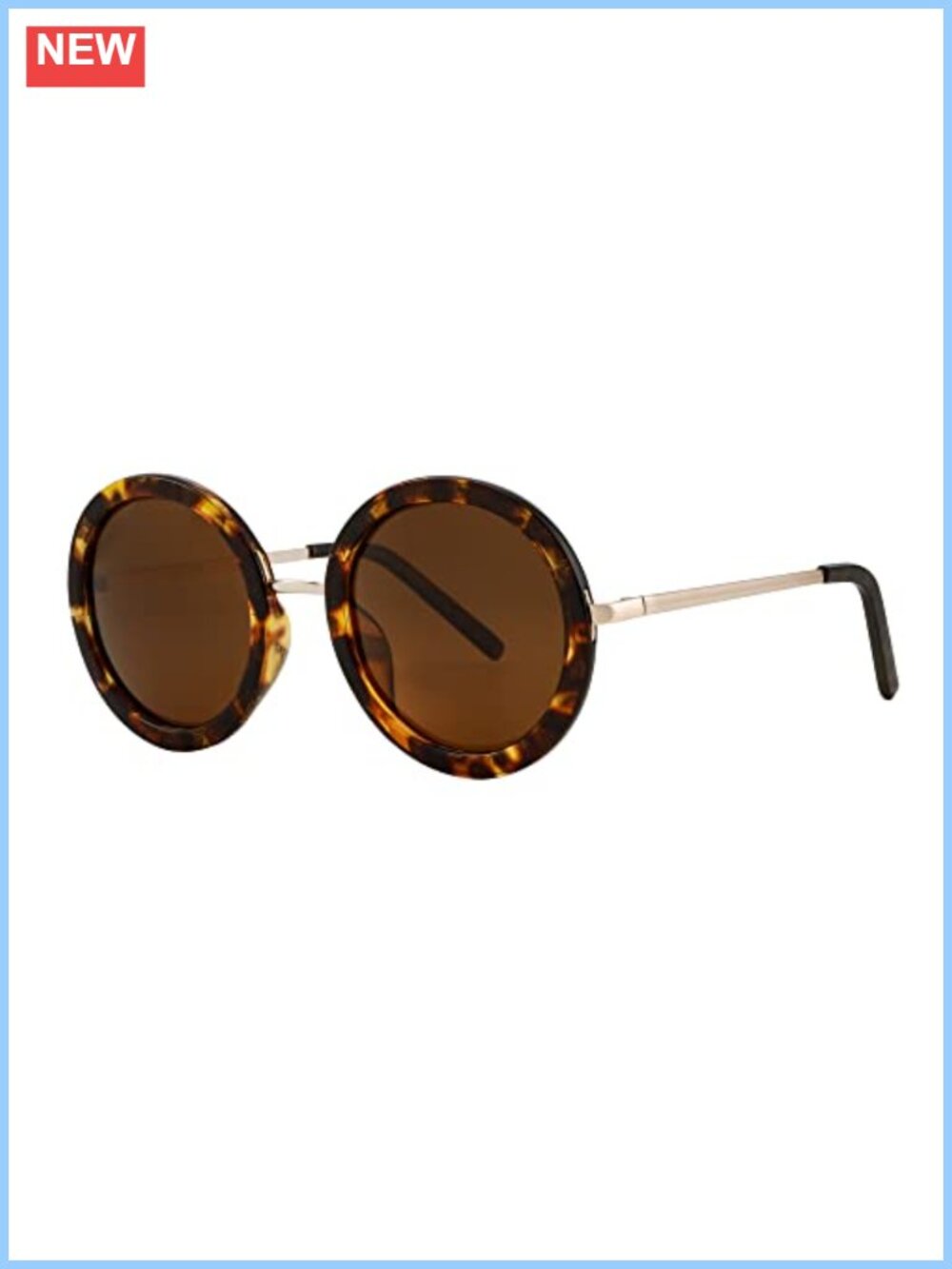 Polarized Retro Round Sunglasses UV400 Full Shield Vintage Eyewear